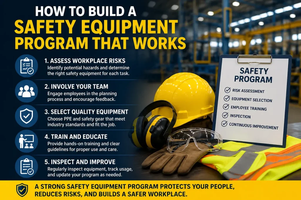 how to build a safety equipment program that works