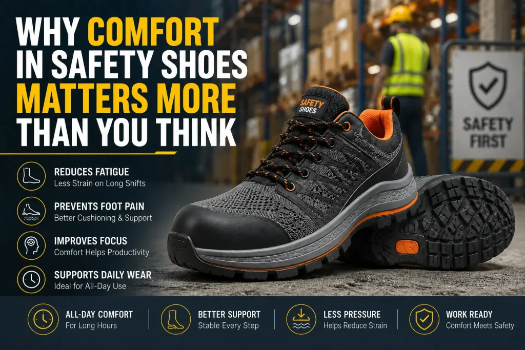 why comfort in safety shoes matters more than you think