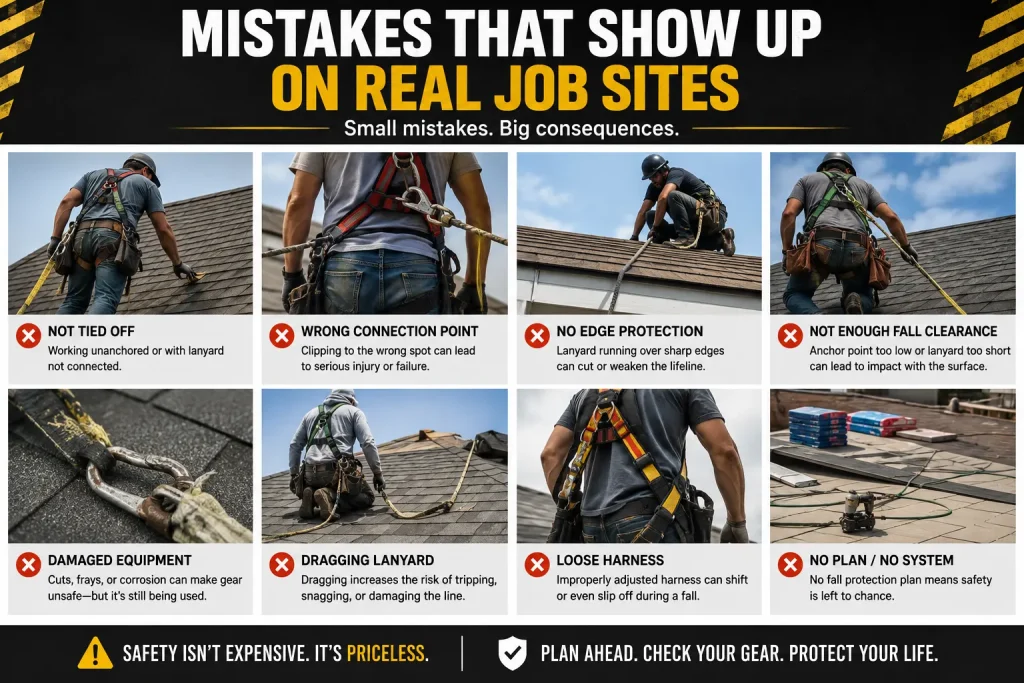 mistakes that show up on real job sites
