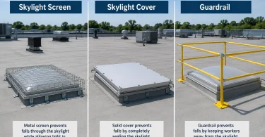 Skylight Screen vs Cover vs Guardrail