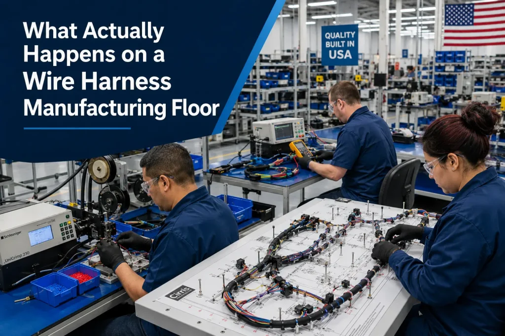 what actually happens on a wire harness manufacturing floor