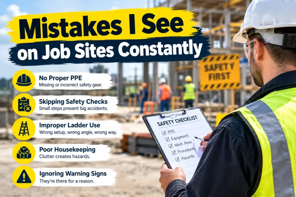 mistakes i see on job sites constantly