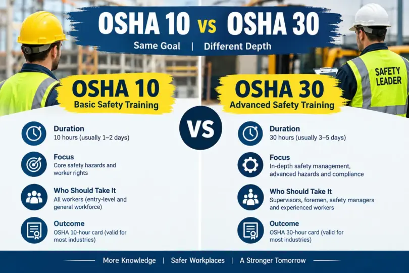 osha 10 vs osha 30